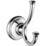 Cassidy Double Robe Hook (Chrome)