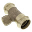 1" x 1" x 1/2" ProPress Smart Connect Bronze Tee (Lead Free)