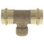 1" x 1" x 1/2" ProPress Smart Connect Bronze Tee (Lead Free)