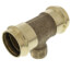 1-1/4" x 1-1/4" x 1/2" ProPress x ProPress x Female Bronze Tee (Lead Free)
