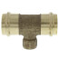 1-1/4" x 1-1/4" x 1/2" ProPress x ProPress x Female Bronze Tee (Lead Free)