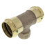 1-1/4" x 1-1/4" x 3/4" ProPress x ProPress x Female Bronze Tee (Lead Free)
