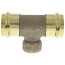 1-1/4" x 1-1/4" x 3/4" ProPress x ProPress x Female Bronze Tee (Lead Free)