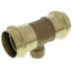 1-1/2" x 1-1/2" x 1/2" ProPress x ProPress x Female Bronze Tee (Lead Free)
