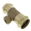 1-1/2" x 1-1/2" x 3/4" ProPress x ProPress x Female Bronze Tee (Lead Free)