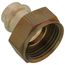 1/2" ProPress x 1" Female Bronze Union Tailpiece (Lead Free)