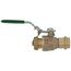 3/4" ProPress x Hose Bronze Full Port Ball Valve w/ Lockable Metal Handle (Lead Free)