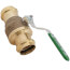 1-1/2" ProPress Bronze Full Port Ball Valve w/ Lockable Metal Handle (Lead Free)