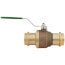 1-1/2" ProPress Bronze Full Port Ball Valve w/ Lockable Metal Handle (Lead Free)