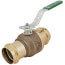 1-1/2" ProPress Bronze Full Port Ball Valve w/ Lockable Metal Handle (Lead Free)