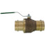 2" ProPress Bronze Full Port Ball Valve w/ Lockable Metal Handle (Lead Free)