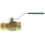 1" Press x FPT ProPress Bronze Full Port Ball Valve w/ Lockable Metal Handle (Lead Free)