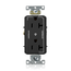 Decora Plus Duplex Receptacle, Heavy-Duty Industrial, 20A 125V NEMA 5-20R, 2P 3W (Black)