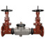 8" Double Check Detector Backflow Preventer Assembly, Stainless Steel Body w/ Flanged OS&Y Gate Valves (Lead Free)