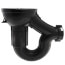 2" ABS WeldOne Floor Drain w/ PolyPro Strainer (Black ABS)