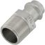 1/2" Press x 3/4" Male ProPress 316 Stainless Steel Adapter