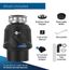 Power Series Continuous Feed Garbage Disposal, 1 HP