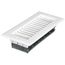 10" x 4" (Wall Opening Size) White Sidewall/Ceiling Register (A618OB Series)