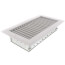 12" x 6" (Wall Opening Size) White Sidewall/Ceiling Register (A618OB Series)