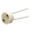 Incandescent Lampholder, Miniature Bi-Pin Base - White (750W)