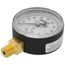 800B, 2-1/2" Dry Utility Pressure Gauge with Lower Mount, 1/4 NPT (0-100 PSI)