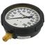 800LFB, 3-1/2" Utility Pressure Gauge with Lower Mount, 1/4 NPT (0-200 PSI)