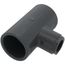 1-1/4" x 1-1/4" x 1/2" PVC Schedule 80 Reducing Tee