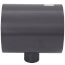 4" x 4" x 1" PVC Schedule 80 Reducing Tee