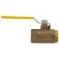 3/4" Bronze Threaded Shut Off Ball Valve (30 Cv)