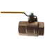 1-1/4" Bronze Threaded Shut Off Ball Valve (48 Cv)