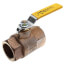 1-1/4" Bronze Threaded Shut Off Ball Valve (48 Cv)