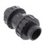 1" Gray True Union Ball Check Valve w/ End Connectors