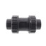 1" Gray True Union Ball Check Valve w/ End Connectors