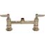 Double Pantry Swivel Base Faucet, Deck Mount, 8" Centers, Lever Handles, Less Nozzle, B-0220-LN