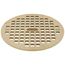 6" Round Brass Grate