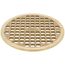 6" Round Brass Grate