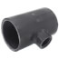 2" x 2" x 3/4" PVC Schedule 80 Reducing Tee (S x FPT)