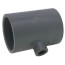 2-1/2" x 2-1/2" x 1/2" CPVC Schedule 80 Reducing Tee (Socket x Socket x FPT)