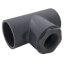 3" x 3" x 2" PVC Schedule 80 Reducing Tee (S x FPT)
