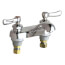 2.2 GPM 4" Deck-Mounted 2 Handle Manual Lav Faucet, 802-ABCP