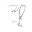 Pre-rinse Unit, 8" Wall Mount, Adf w/ 12" Swing Nozzle, Ceramas, Wall Bracket, B-0230-kit, B-0133-12CRBKIT