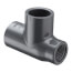 3/4" x 1/2" x 3/4" CPVC Schedule 80 Reducing Tee (Socket x FPT x Socket)