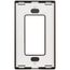 1-Gang Electrical Wall Plate, Decora Screwless (Brown/Mahogany)