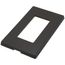 1-Gang Electrical Wall Plate, Decora Screwless (Brown/Mahogany)