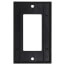 1-Gang Decora Electrical Wallplate, GFCI, Thermoset Plastic (Brown)