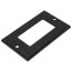 1-Gang Decora Electrical Wallplate, GFCI, Thermoset Plastic (Black)
