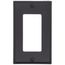 1-Gang Decora Electrical Wallplate, GFCI, Nylon (Brown)