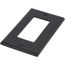 1-Gang Decora Electrical Wallplate, GFCI, Nylon (Brown)