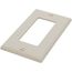 1-Gang Electrical Wall Plate, Nylon, Decora (Light Almond)
