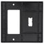 2-Gang Electrical Wall Plate, Combo, 1 Decora & Toggle Switch (Black)
